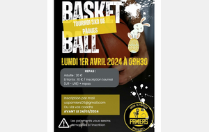 TOURNOI 3x3 de PÂQUES (1er Avril 2024)